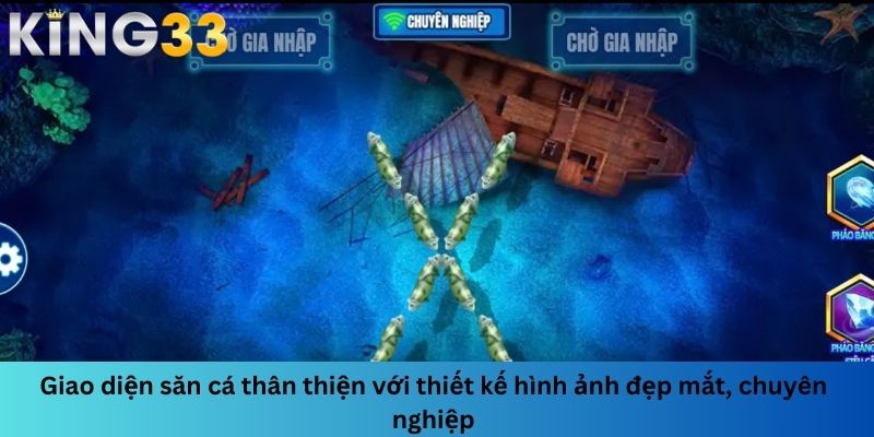 Bắn Cá Long Vương – Thoải mái trải nghiệm săn cá đổi thưởng 4 Giao diện bắn cá đổi thưởng thân thiện có thiết kế âm thanh sinh động