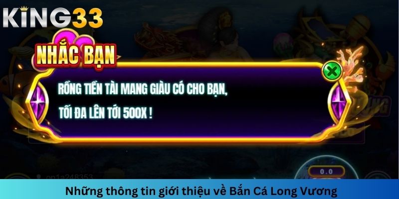 Bắn Cá Long Vương – Thoải mái trải nghiệm săn cá đổi thưởng 2 Game bắn cá đổi thưởng đưa bạn đến với thế giới đại dương đẹp mắt, ấn tượng